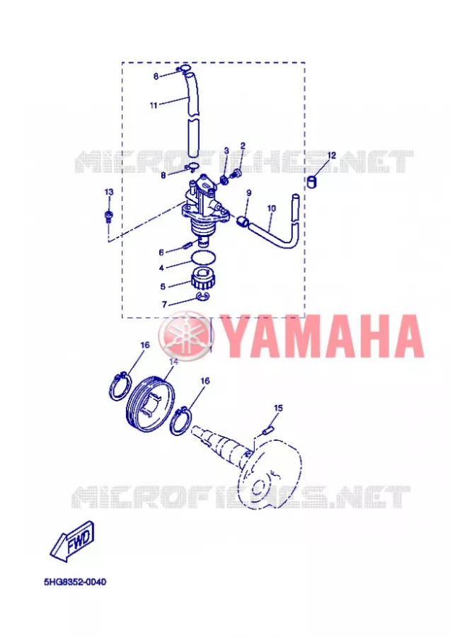 POMPE A HUILE Yamaha SCOOTER 50 2005 BOOSTER  CW50N