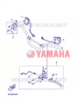 COMMODO / LEVIER pour Yamaha BOOSTER NAKED de 2006