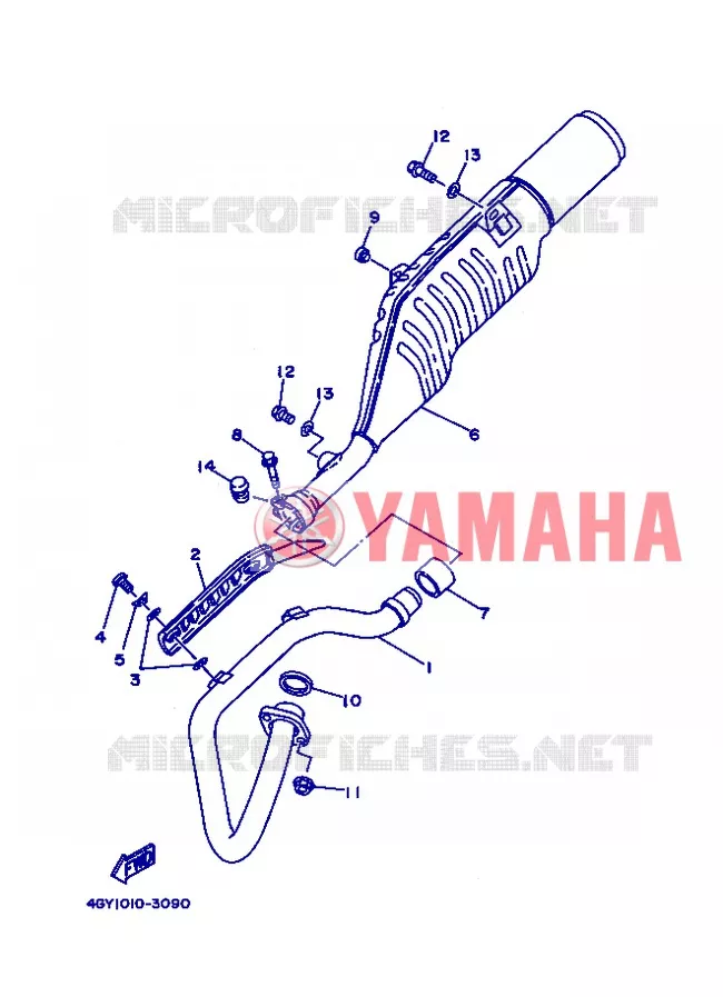 ECHAPPEMENT Yamaha MOTO 250 2008 TTR  TT250R