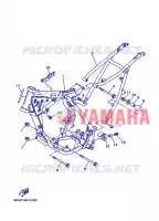 CADRE pour Yamaha YZ85LW de 2008