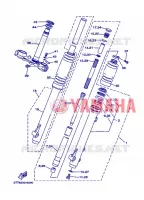 FOURCHE 2 pour Yamaha DT125 de 2008