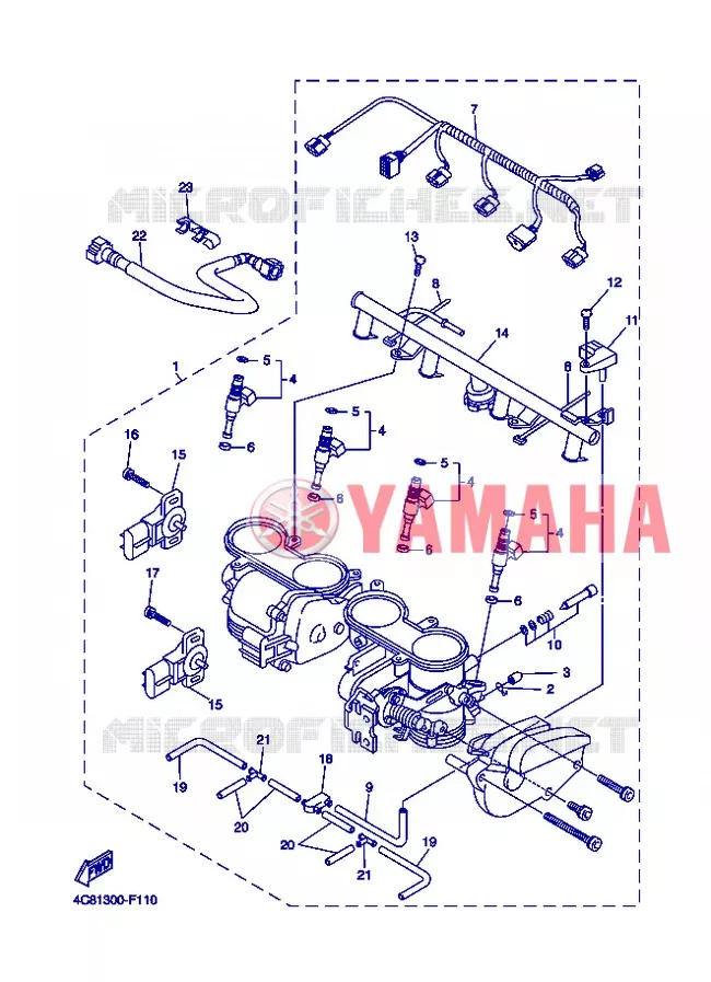 ADMISSION 2 Yamaha MOTO 1000 2007 R1  YZF-R1 R1