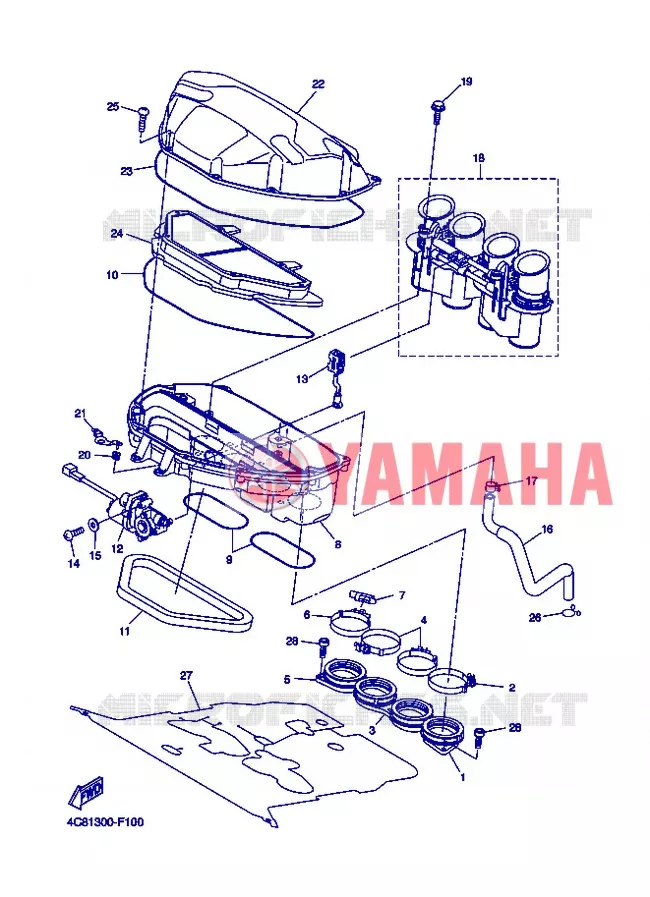 ADMISSION Yamaha MOTO 1000 2007 R1  YZF-R1 R1