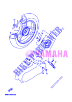 ROUE ARRIERE pour Yamaha CS50Z de 2004