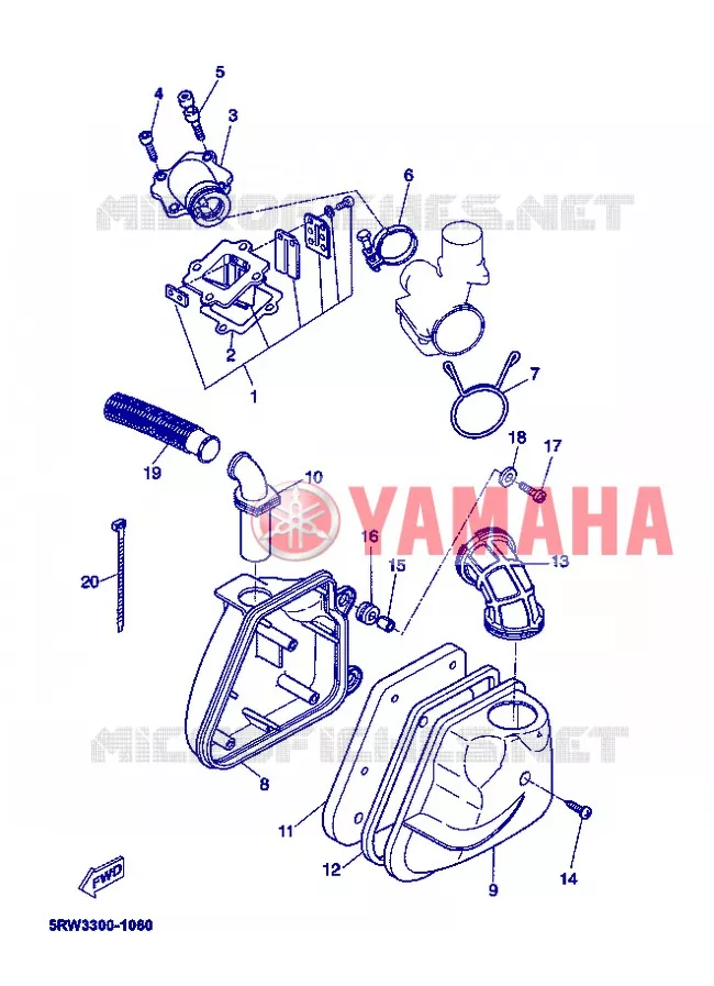 ADMISSION Yamaha SCOOTER 50 2004 JOG  CS50Z