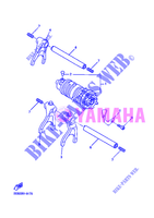 BARILLET DE SELECTION / FOURCHETTES pour Yamaha FZ6S de 2007
