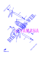 BARILLET DE SELECTION / FOURCHETTES pour Yamaha FZ6S de 2007