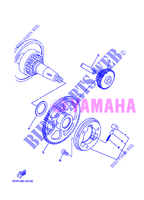 EMBRAYAGE DE DEMARREUR pour Yamaha CRYPTON 135 X de 2007