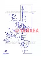 CARBURATEUR pour Yamaha TZR50 de 2008