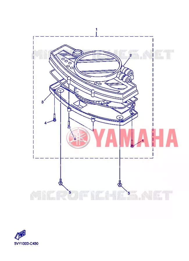 COMPTEUR  Yamaha MOTO 1000 2005 R1  YZF-R1 R1