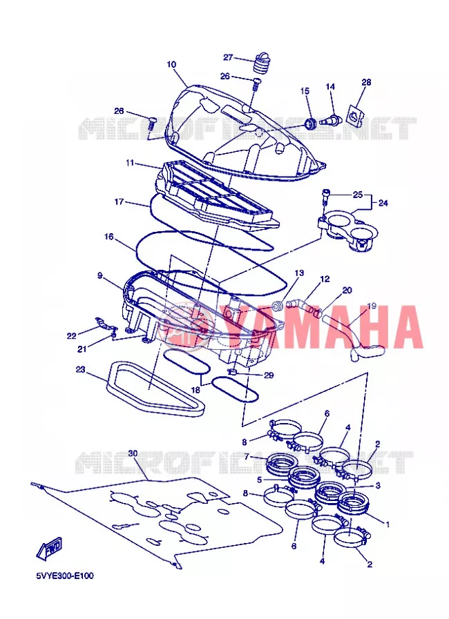 ADMISSION Yamaha MOTO 1000 2006 R1  YZF-R1