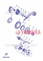 DEMARREUR pour Yamaha CS50Z MACH G LIQUIDE de 2004