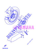 ROUE ARRIERE pour Yamaha CS50Z MACH G LIQUIDE de 2004