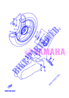ROUE ARRIERE pour Yamaha CS50Z MACH G LIQUIDE de 2005