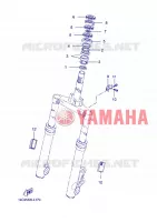 DIRECTION pour Yamaha CW50S de 2004