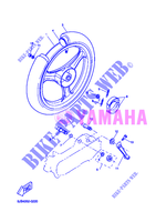 ROUE ARRIERE pour Yamaha YH50 de 2005