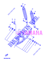 BRAS OSCILLANT / AMORTISSEUR pour Yamaha YP125E de 2007