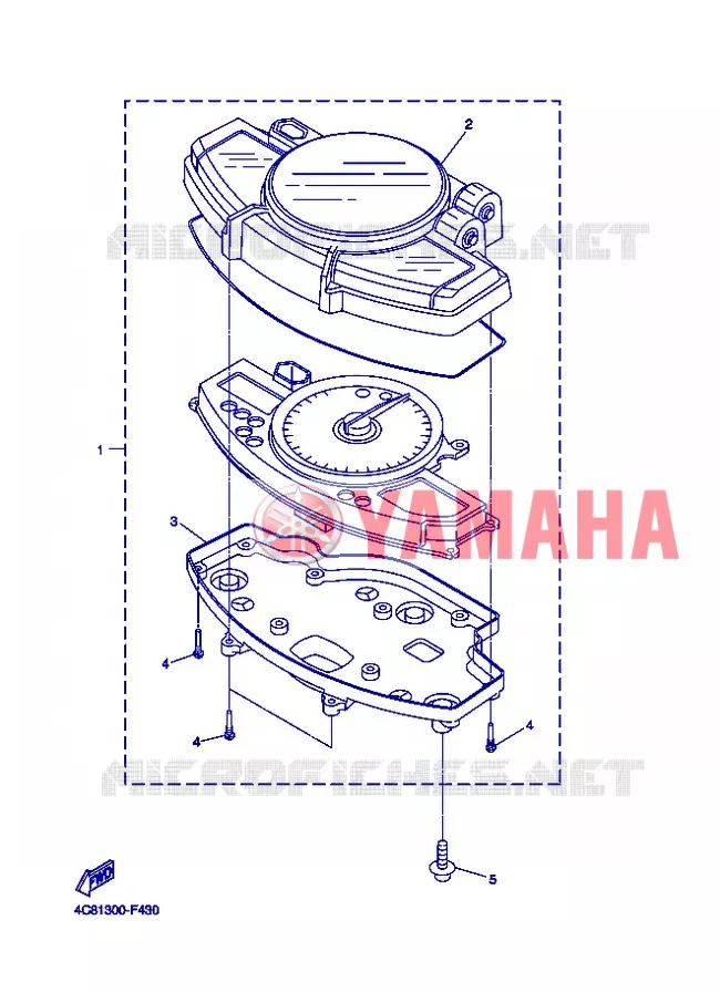COMPTEUR  Yamaha MOTO 1000 2008 R1  YZF-R1 R1