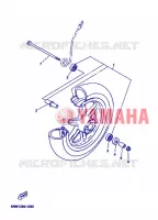 ROUE AVANT pour Yamaha CS50 MACH G AIR de 2004