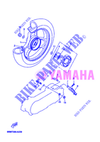 ROUE ARRIERE pour Yamaha CS50 MACH G AIR de 2005