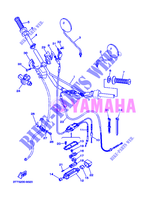 GUIDON ET CABLES   FREIN A DISQUE pour Yamaha DT125 de 2008