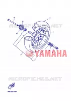 ROUE AVANT pour Yamaha CW50RSP de 2006