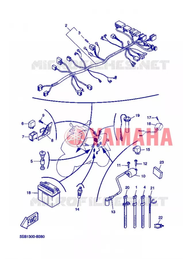 PARTIE ELECTRIQUE 2 Yamaha SCOOTER 50 2007 NITRO  YQ50 NITRO