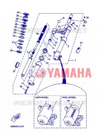 FOURCHE pour Yamaha YQ50 de 2004