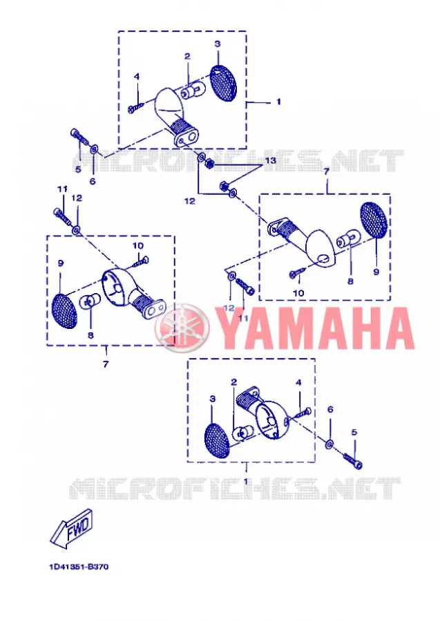 CLIGNOTANT Yamaha MOTO 50 2008 X-LIMIT  DT50RSM