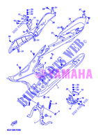 SUPPORT / REPOSE PIEDS pour Yamaha YN50 de 2008