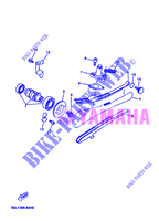 ARBRE A CAMES / CHAINE DE DISTRIBUTION pour Yamaha YP125E de 2004