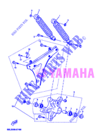 BRAS OSCILLANT / AMORTISSEUR pour Yamaha YP125E de 2004