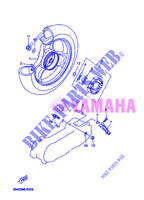 ROUE ARRIERE pour Yamaha CS50 MACH G AIR de 2006