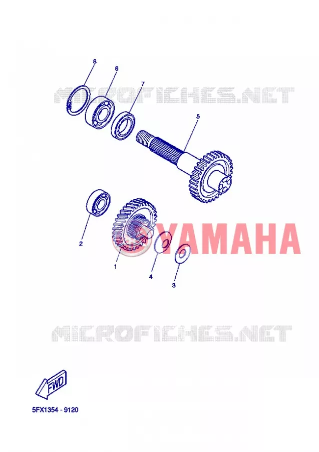 TRANSMISSION Yamaha SCOOTER 50 2004 ROCKET  CW50RSP POWER ROCKET