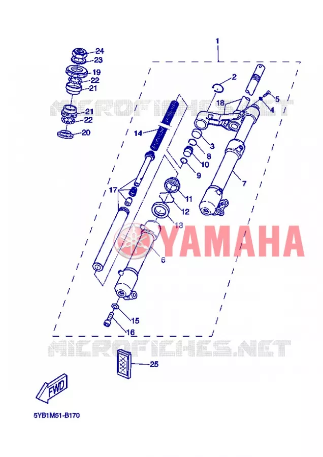 FOURCHE Yamaha SCOOTER 50 2006 ROCKET  CW50RSP POWER ROCKET