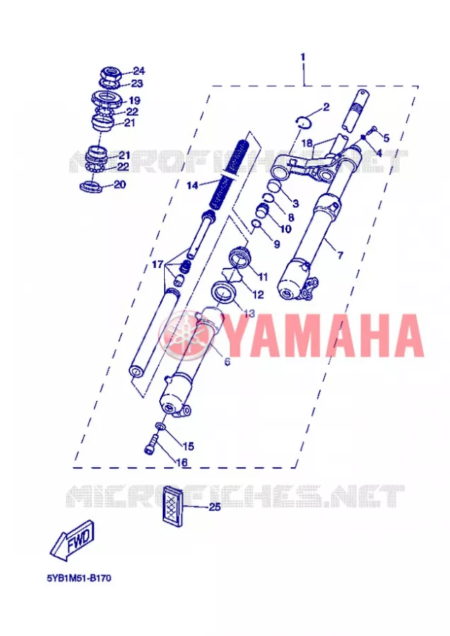 FOURCHE Yamaha SCOOTER 50 2008 ROCKET  CW50RSP POWER ROCKET
