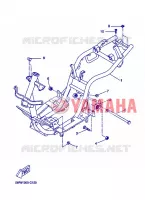CADRE pour Yamaha BOOSTER SPIRIT de 2005