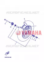 ROUE AVANT pour Yamaha BOOSTER SPIRIT de 2005