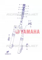 DIRECTION pour Yamaha BOOSTER SPIRIT de 2006