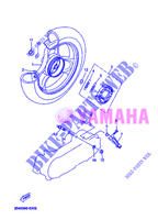 ROUE ARRIERE pour Yamaha CS50Z MACH G LIQUIDE de 2008