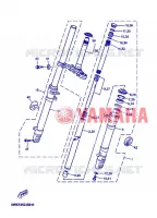 FOURCHE pour Yamaha X-POWER de 2007