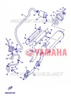 ECHAPPEMENT pour Yamaha YP125E de 2007