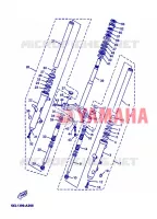 FOURCHE pour Yamaha YP125E de 2007