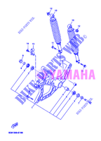 BRAS OSCILLANT / AMORTISSEUR pour Yamaha YP125E de 2008