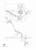 MAITRE CYLINDRE DE FREIN AVANT pour Yamaha XVS950A de 2009