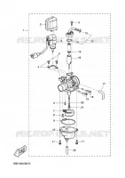 CARBURATEUR pour Yamaha YQ50 de 2009