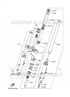 FOURCHE pour Yamaha XP500A de 2009