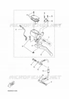 MAITRE CYLINDRE DE FREIN ARRIERE pour Yamaha YQ50L  de 2009