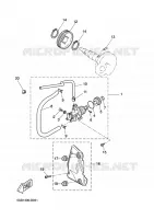 POMPE A HUILE pour Yamaha YQ50L  de 2009
