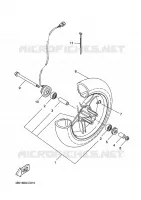 ROUE AVANT pour Yamaha YQ50L  de 2009